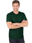 Trigema T-Shirt Grün/Dunkelgrün