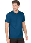 Trigema T-Shirt Dunkelblau/Blau/Hellblau
