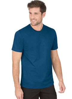 Trigema T-Shirt Dunkelblau/Blau/Hellblau Trigema T-Shirt Dunkelblau/Blau/Hellblau
