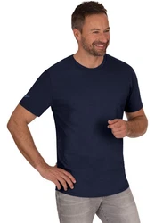 Trigema T-Shirt Dunkelblau/Blau