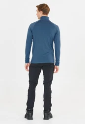 WHISTLER Langarmshirt Baggio Dunkelblau/Blau/Grau