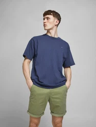 Jack & Jones Stoffhose JPSTBOWIE JJSHORTS SOLID SN Dunkelgrün/Grün/Khaki