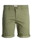 Jack & Jones Stoffhose JPSTBOWIE JJSHORTS SOLID SN Dunkelgrün/Grün/Khaki