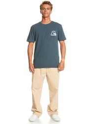 Quiksilver T-Shirt Original Blau/Hellblau/Grün/Türkis/Dunkelgrün/Grau