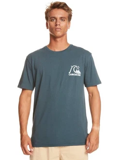 Quiksilver T-Shirt Original Blau/Hellblau/Grün/Türkis/Dunkelgrün/Grau Quiksilver T-Shirt Original Blau/Hellblau/Grün/Türkis/Dunkelgrün/Grau