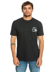 Quiksilver T-Shirt Original Schwarz/Grau/Blau