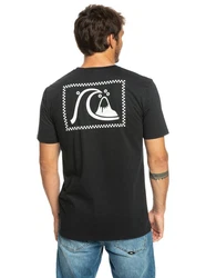 Quiksilver T-Shirt Original Schwarz/Grau/Blau