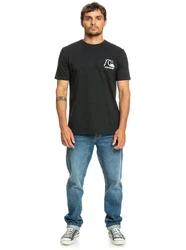 Quiksilver T-Shirt Original Schwarz/Grau/Blau