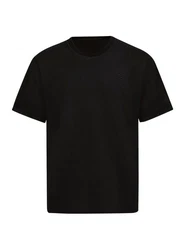 Trigema T-Shirt Heavy Oversized  Schwarz/Hellblau