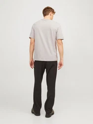 Jack & Jones T-Shirt JJESUMMER LINEN TEE SS O-NECK Khaki/Braun/Grau/Beige/Weiß