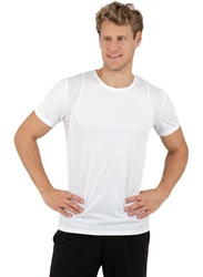 Trigema T-Shirt TRIGEMA COOLMAX Sport T-Shirt weiß