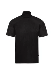 T-Shirt T-Shirt mit Stehkragen (1-tlg)