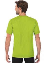 Trigema V-Shirt TRIGEMA V-Shirt COOLMAX gelb (lemon)