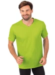 Trigema V-Shirt TRIGEMA V-Shirt COOLMAX gelb (lemon)