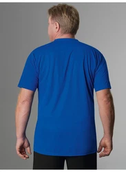 Trigema V-Shirt TRIGEMA V-Shirt COOLMAX blau (royal)