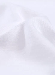 Trigema T-Shirt mit Stehkragen weiß