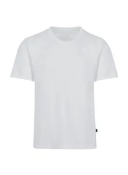 Trigema T-Shirt in Piqué-Qualität Weiß/Creme/Schwarz