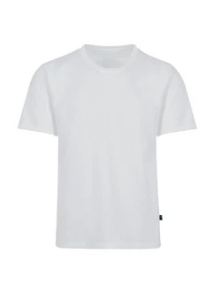 Trigema T-Shirt in Piqué-Qualität Weiß/Creme/Schwarz Trigema T-Shirt in Piqué-Qualität Weiß/Creme/Schwarz