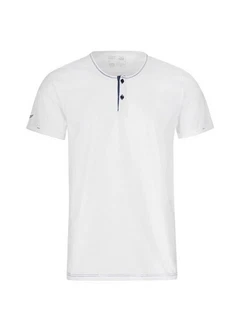 Trigema T-Shirt Knopfleiste wei Trigema T-Shirt Knopfleiste wei
