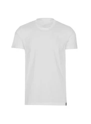 Trigema T-Shirt Slim Fit Weiß/Creme