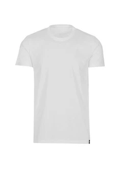Trigema T-Shirt Slim Fit Weiß/Creme