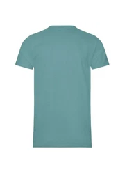 Trigema T-Shirt Slim Fit Grün/Türkis/Blau/Hellblau