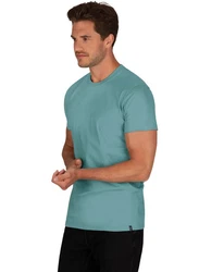 Trigema T-Shirt Slim Fit Grün/Türkis/Blau/Hellblau
