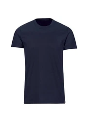 Trigema T-Shirt Slim Fit Dunkelblau/Blau/Hellblau