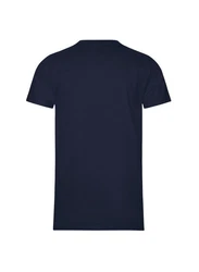Trigema T-Shirt Slim Fit Dunkelblau/Blau/Hellblau