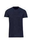 Trigema T-Shirt Slim Fit Dunkelblau/Blau/Hellblau
