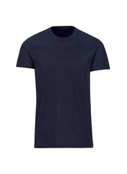 Trigema T-Shirt Slim Fit Dunkelblau/Blau/Hellblau