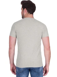 Trigema T-Shirt Slim Fit Grau/Hellgrau