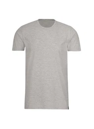T-Shirt Slim Fit T-Shirt aus DELUXE Baumwolle (1-tlg)