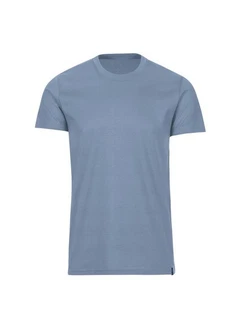 Trigema T-Shirt Slim Fit Blau/Hellblau/Grau