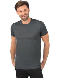 Trigema T-Shirt Slim Fit Dunkelgrau/Dunkelblau/Grau/Hellgrau