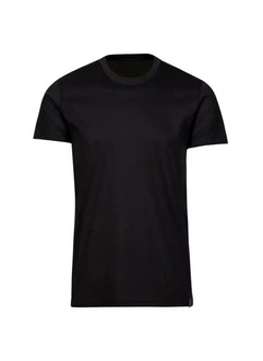 Trigema T-Shirt Slim Fit Schwarz