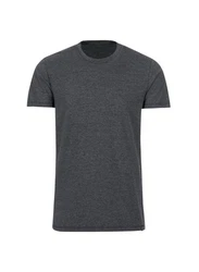 Trigema T-Shirt Slim Fit Dunkelgrau/Grau/Schwarz