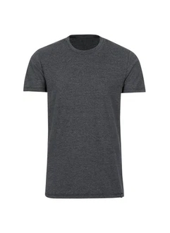 Trigema T-Shirt Slim Fit Dunkelgrau/Grau/Schwarz