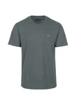 Trigema T-Shirt aus Biobaumwolle mit Brusttasche Dunkelgrün/Grün/Grau/Dunkelgrau