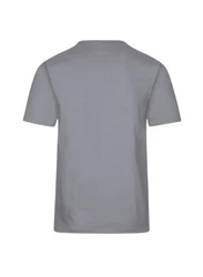 Trigema T-Shirt mit Knopfleiste DELUXE Grau/Hellgrau
