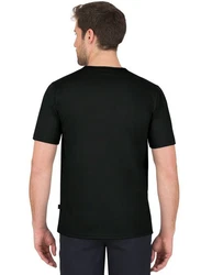 Trigema T-Shirt mit Knopfleiste DELUXE schwarz