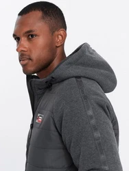 OMBRE Blouson Herrenjacke V C601 dunkelgrau (C601)