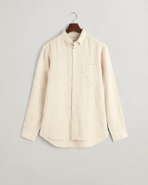 Kurzarmshirt REG LINEN HOUNDSTOOTH SHIRT