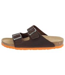 Rohde Pantolette Grado Braun/Orange/Dunkelbraun