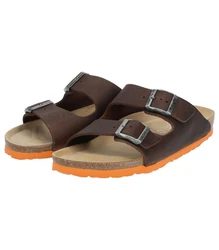 Rohde Pantolette Grado Braun/Orange/Dunkelbraun