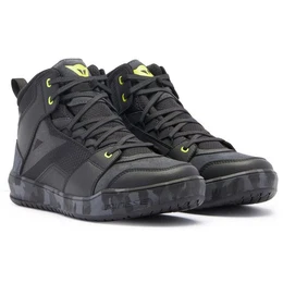 Suburb D-WP Motorradschuhe schwarz / camo / gelb Motorradstiefel (Packung, Antistatische und l- und Benzinfeste Sohle)