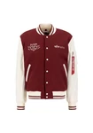 Alpha Industries Bomberjacke Varsity Air Force Jacket Dunkelrot/Bordeaux/Rot