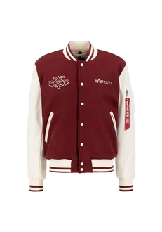 Alpha Industries Bomberjacke Varsity Air Force Jacket Dunkelrot/Bordeaux/Rot