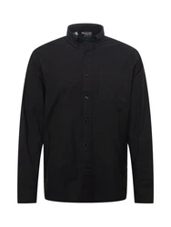 SELECTED HOMME Langarmhemd Rick Schwarz/Dunkelblau