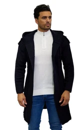 Strickjacke Lssige Herren StrickJacke mit besonderem Naht-Look